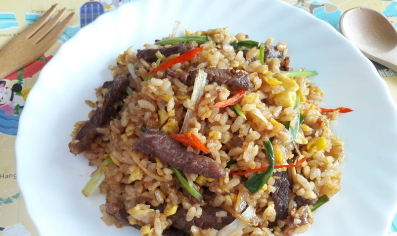 粒粒分明炒飯