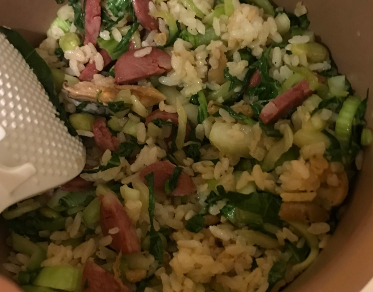 青江菜飯電鍋煮法不失敗，米飯不軟爛的關鍵技巧