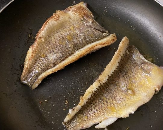 鱒魚料理