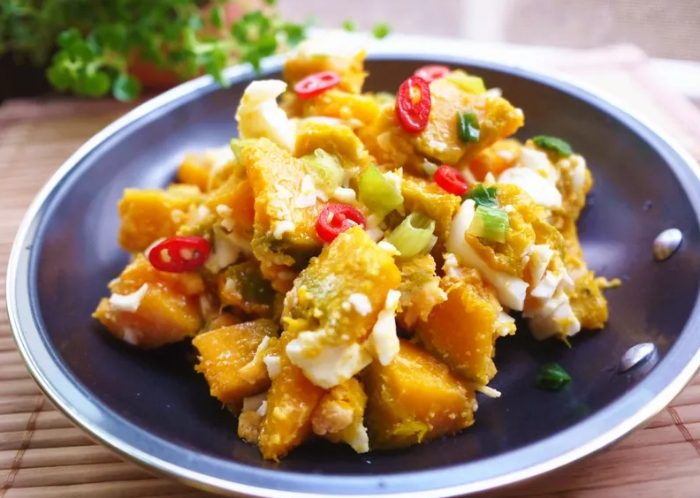 鹹蛋南瓜料理 鹹蛋南瓜料理