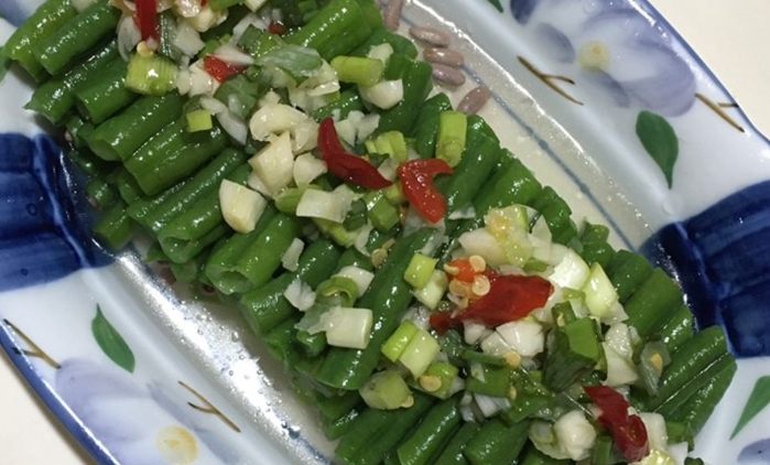 長豆料理 長豆料理