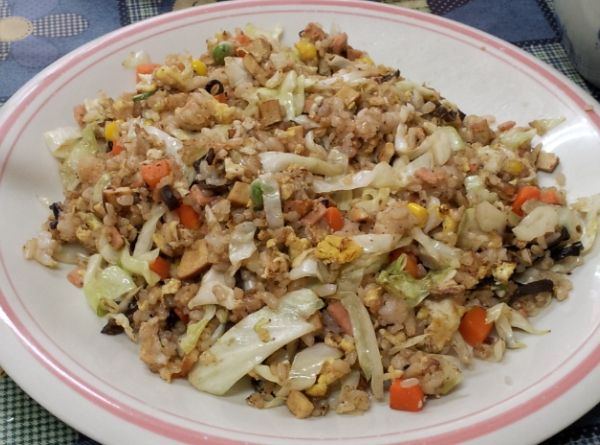 高丽菜炒饭素食 高丽菜炒饭素食