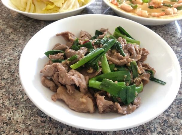 蔥爆豬肉片做法