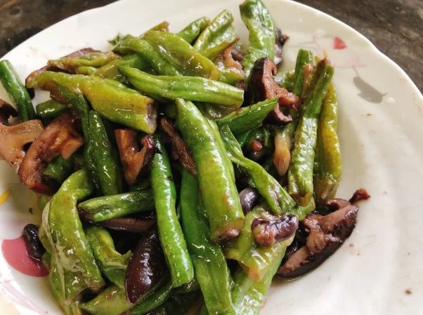 素食長豆菜餚