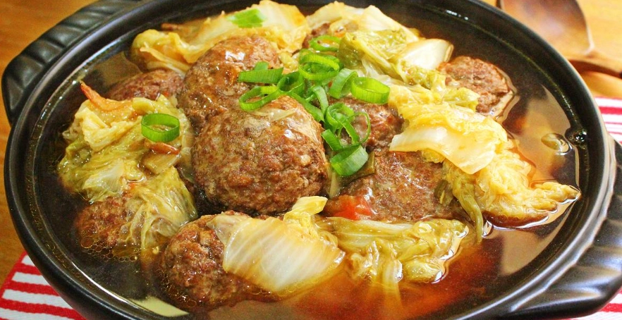 紅燒獅子頭白菜滷 食譜 紅燒獅子頭白菜滷 食譜