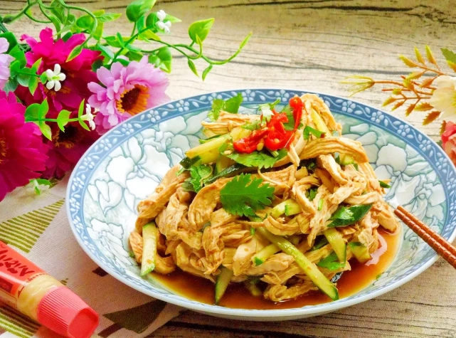 涼拌豆皮雞絲食譜