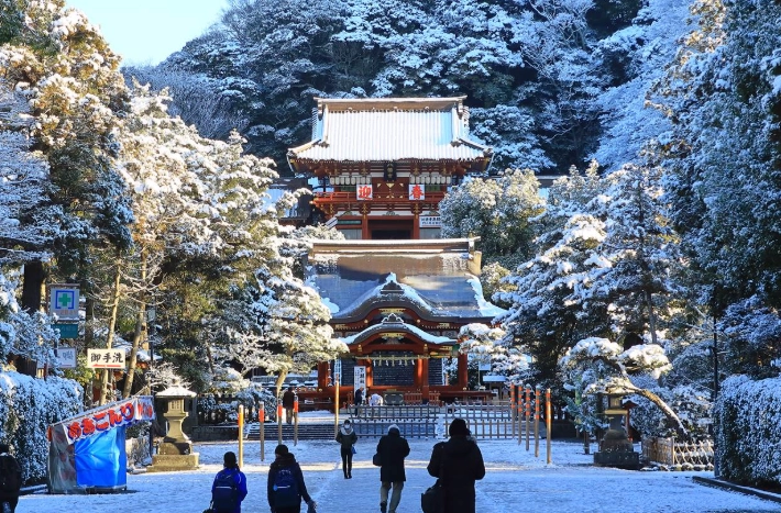 鎌倉雪景 鎌倉雪景